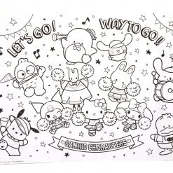 Sanrio Original Characters Hello Kitty & Friends Coloring Pages Roll 8 Sanrio Original Characters Hello Kitty & Friends Coloring Pages Roll