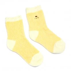 Japan Original Characters Pompompurin Embroidered Chenille Ankle Socks
