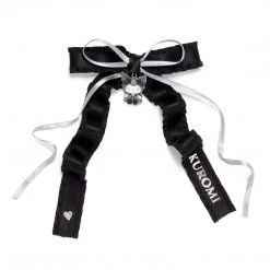 Japan Original Bags+ Kuromi Ribbon Hair Clip (Midnight MeloKuro)