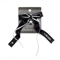 Japan Original Bags+ Kuromi Ribbon Hair Clip (Midnight MeloKuro)
