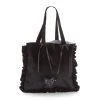 Japan Original Kuromi Velvet Tote Bag (Midnight MeloKuro)