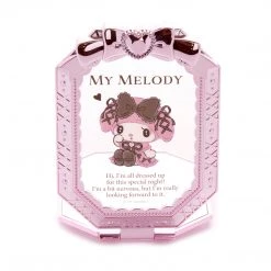 Japan Original My Melody Folding Compact Mirror (Midnight MeloKuro)