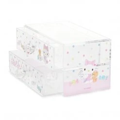 Japan Original Hello Kitty 2-Drawer Desk Organizer