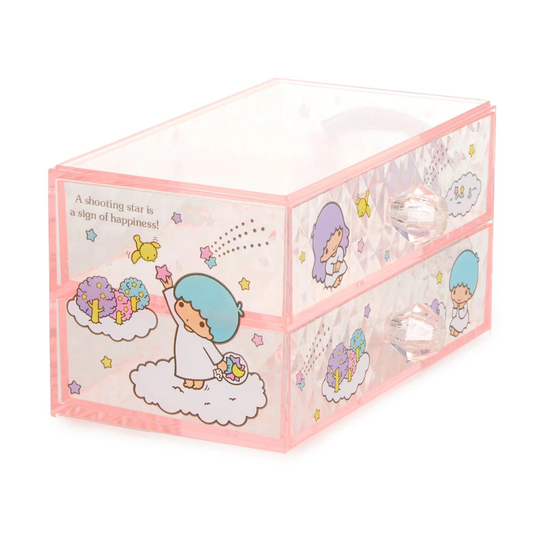 Japan Original LittleTwinStars 2-Drawer Desk Organizer 5 Japan Original LittleTwinStars 2-Drawer Desk Organizer