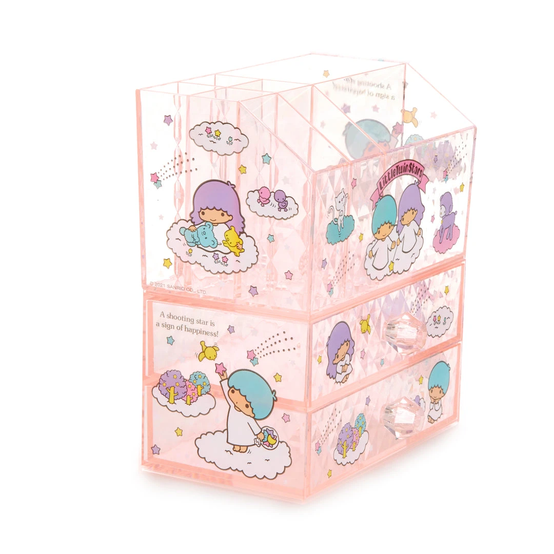 Japan Original LittleTwinStars 2-Drawer Desk Organizer 6 Japan Original LittleTwinStars 2-Drawer Desk Organizer