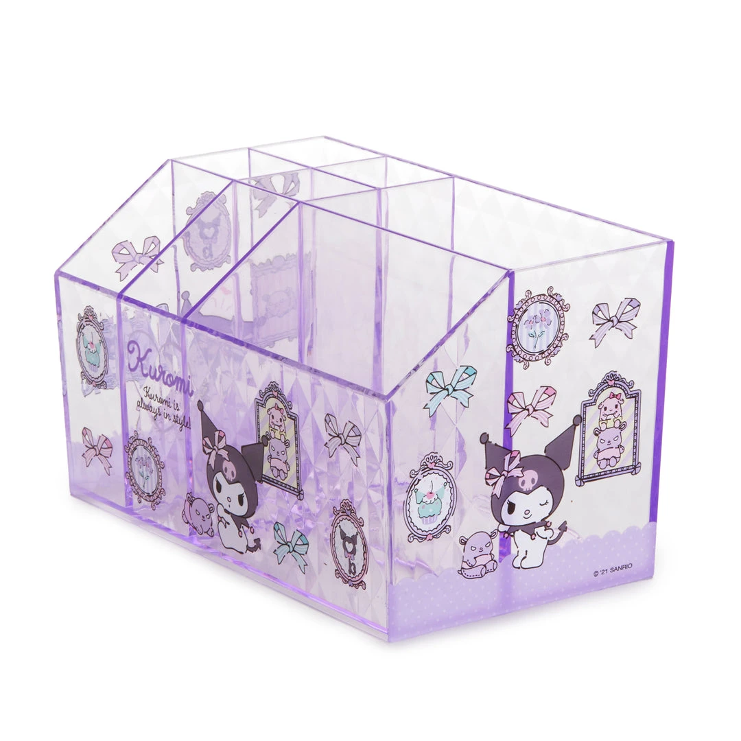 Japan Original Home Kuromi Acrylic Desk Caddy 5 Japan Original Home Kuromi Acrylic Desk Caddy