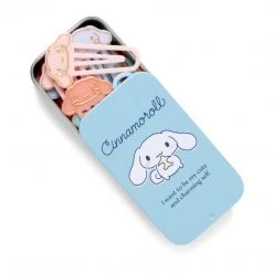 Japan Original Characters Cinnamoroll Paperclips With Storage Tin (Smokey Colors Series)