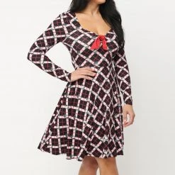 Hello Kitty X Unique Vintage Hello Gorgeous Flare Dress Characters