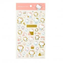 Sanrio Original New Hello Kitty Gold Accent Sticker Sheet