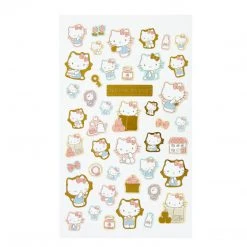 Sanrio Original New Hello Kitty Gold Accent Sticker Sheet
