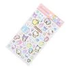 Sanrio Original Sanrio Characters Gold Accent Sticker Sheet New