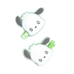 Japan Original Pochacco Hair Clips (Emo Kyun Series) New