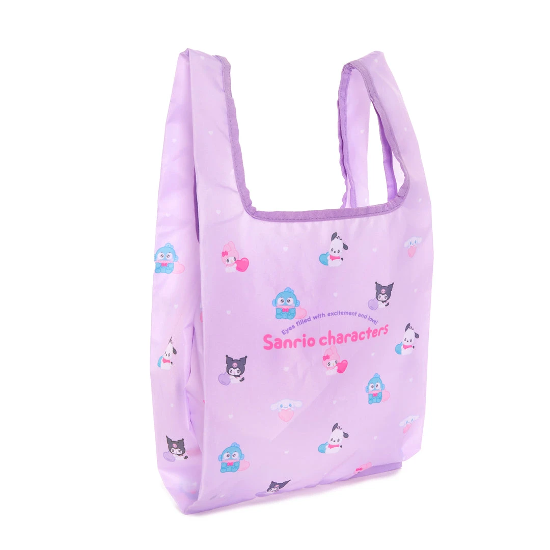 Japan Original Sanrio Characters Reusable Tote Bag (Emo Kyun Series) New 3 Japan Original Sanrio Characters Reusable Tote Bag (Emo Kyun Series) New