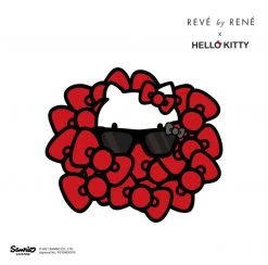 REVE (Black Truffle) Hello Kitty X REVÉ By RENÉ Biu Biu Sunglasses (Bow Red) Characters