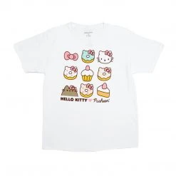 Hybrid Apparel Characters Hello Kitty X Pusheen Sweet Snacks Tee