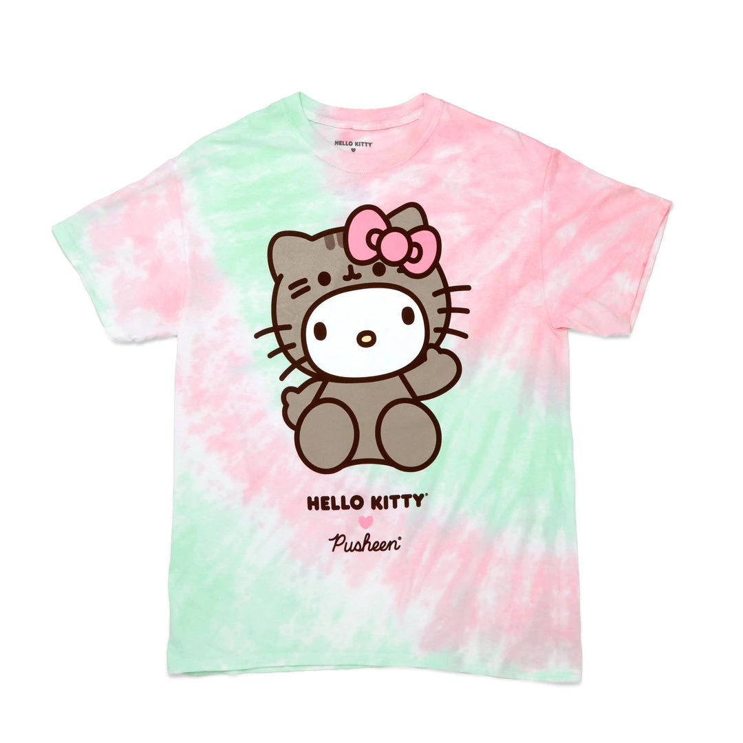 Hybrid Apparel Characters Hello Kitty X Pusheen Tie Dye T-shirt 3 Hybrid Apparel Characters Hello Kitty X Pusheen Tie Dye T-shirt