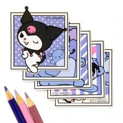 HUNET USA Kuromi Photo Big Sticker Pack Characters