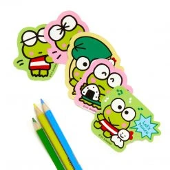 HUNET USA Keroppi Sayings Big Sticker Pack