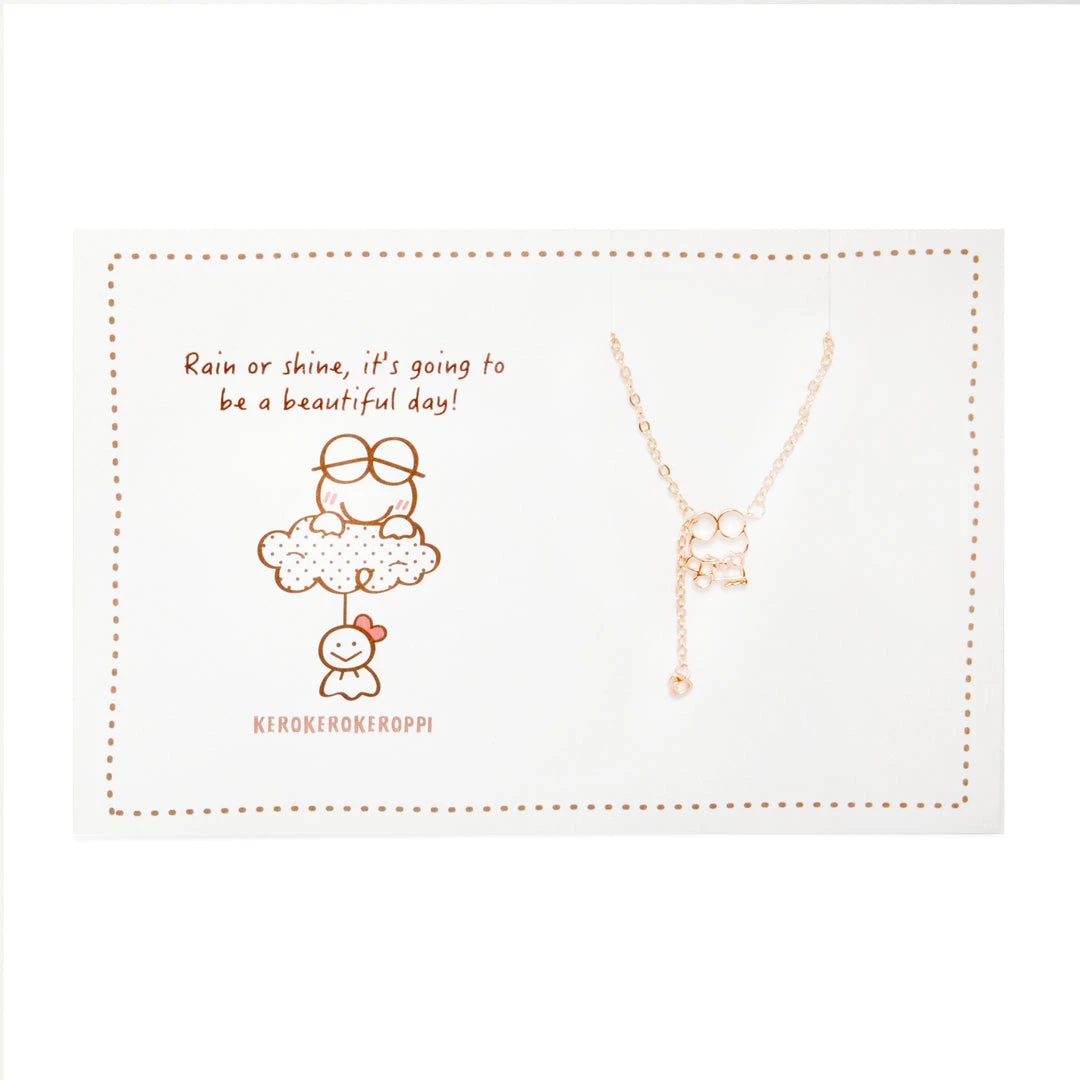 Global License Bags+ Keroppi Gold Outline Necklace 4 Global License Bags+ Keroppi Gold Outline Necklace