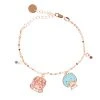 Global License LittleTwinStars Gold Enamel Bracelet Bags+