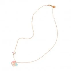 Global License Characters LittleTwinStars Gold Enamel Charm Necklace