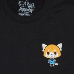 RIPPLE JUNCTION Aggretsuko Sanrio Original Embroidered Crewneck