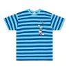 Apparel Hypland X Hello Kitty Balloons Striped Tshirt Blue