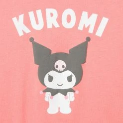 GLOBAL LIC Kuromi Graphic Print Jersey Shirt Pink