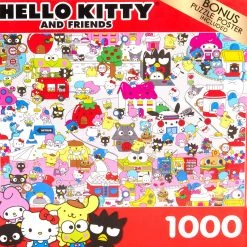 Cra-Z-Art Hello Kitty And Friends Welcome To Sanrio Town 1000-Piece Puzzle