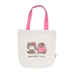Blueprint Collections Hello Kitty X Pusheen Canvas Tote Bag Bags+