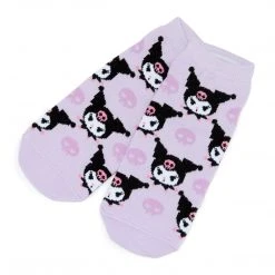 NAKAJIMA CORPORATION Kuromi Skull Low-cut Socks Bags+