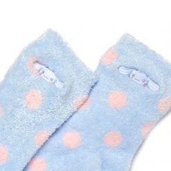 NAKAJIMA CORPORATION Bags+ Cinnamoroll Fuzzy Polka-dot Socks