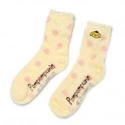 NAKAJIMA CORPORATION Bags+ Pompompurin Fuzzy Polka-dot Socks