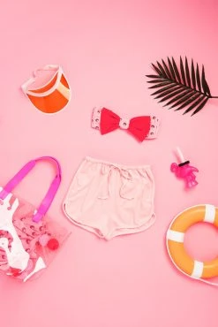 Lolli Swim X Hello Kitty Timeless Top: Pink Characters
