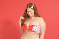 Lolli Swim X Hello Kitty Timeless Top: Pink Characters