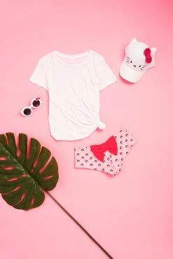 Lolli Swim X Hello Kitty Classic Bottom: Pink Characters