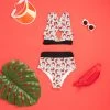 Lolli Swim X Hello Kitty Kitty Cross Top: Black