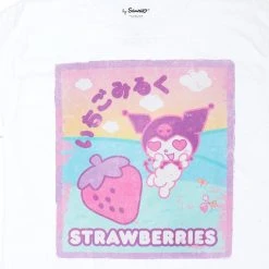 Printful Kuromi Strawberry Milk Tee