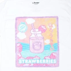 Printful Hello Kitty Strawberry Milk Bottle Tee