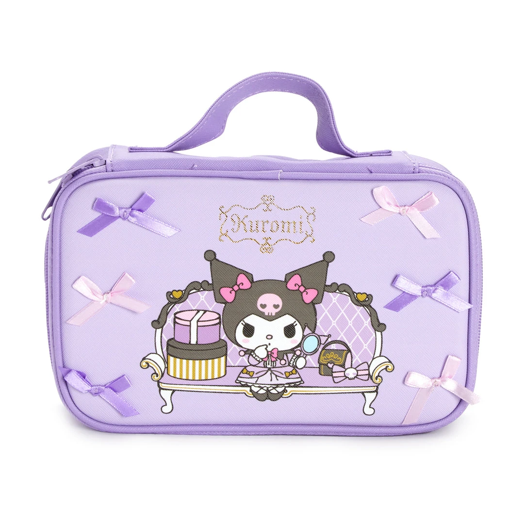Global Original Kuromi Zipper Makeup Bag (Royal Princess Series) New 3 Global Original Kuromi Zipper Makeup Bag (Royal Princess Series) New