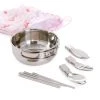 Global Original My Melody Stainless Steel Cutlery Set (Camping Series) New 2 Global Original My Melody Stainless Steel Cutlery Set (Camping Series) New