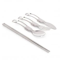 Global Original My Melody Stainless Steel Cutlery Set (Camping Series) New
