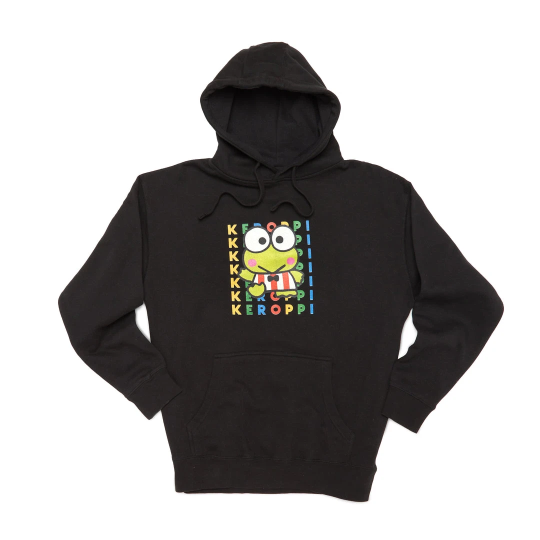 Printful Characters Keroppi Watashi Wa Unisex Hoodie 3 Printful Characters Keroppi Watashi Wa Unisex Hoodie
