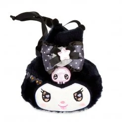 Japan Original New Kuromi Black Bow Drawstring Bag (Romiare Series)