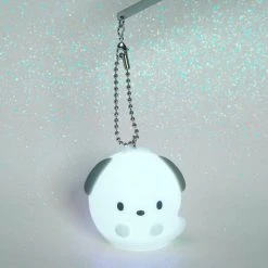 Japan Original Pochacco Glowing Ghost Keychain Bags+