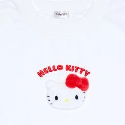 Japan Original Characters Hello Kitty Applique Sweatshirt