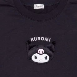 Japan Original Kuromi Applique Sweatshirt Characters