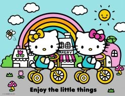 Cra-Z-Art Hello Kitty And Mimmy Bike Ride 100-Piece Puzzle Characters