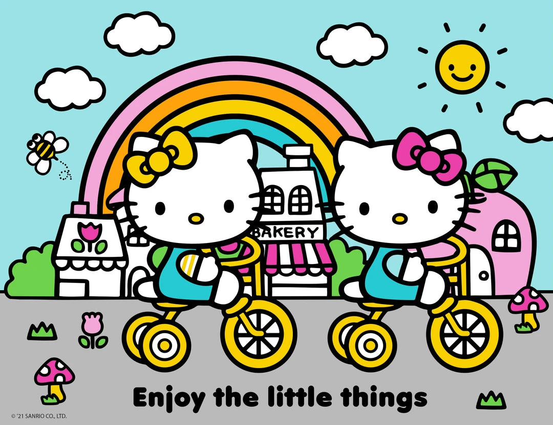 Cra-Z-Art Hello Kitty And Mimmy Bike Ride 100-Piece Puzzle Characters 4 Cra-Z-Art Hello Kitty And Mimmy Bike Ride 100-Piece Puzzle Characters