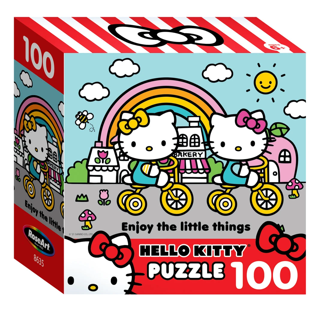 Cra-Z-Art Hello Kitty And Mimmy Bike Ride 100-Piece Puzzle Characters 3 Cra-Z-Art Hello Kitty And Mimmy Bike Ride 100-Piece Puzzle Characters